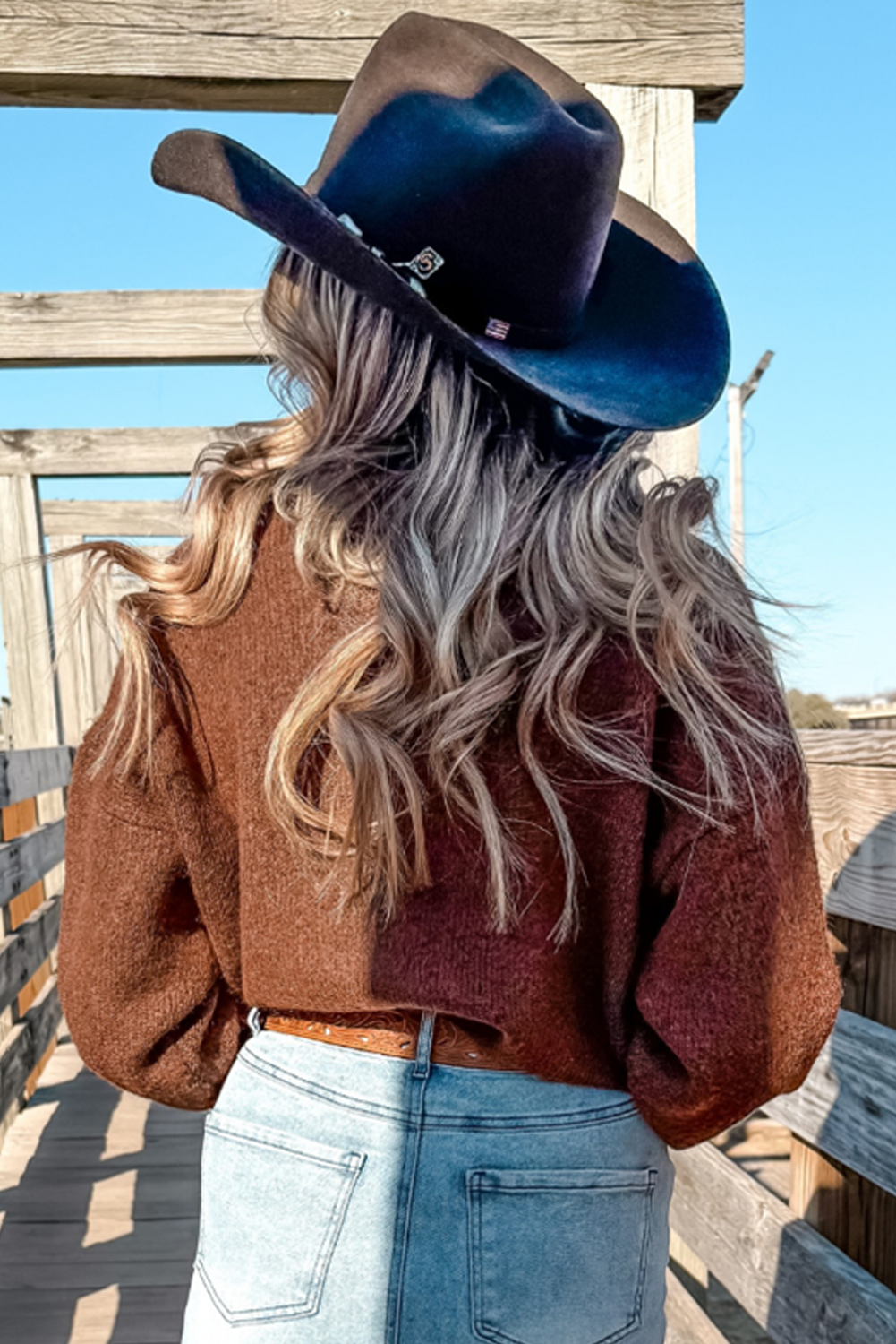 Light Grey See You Cowboy Embroidered Western Graphic Sweater