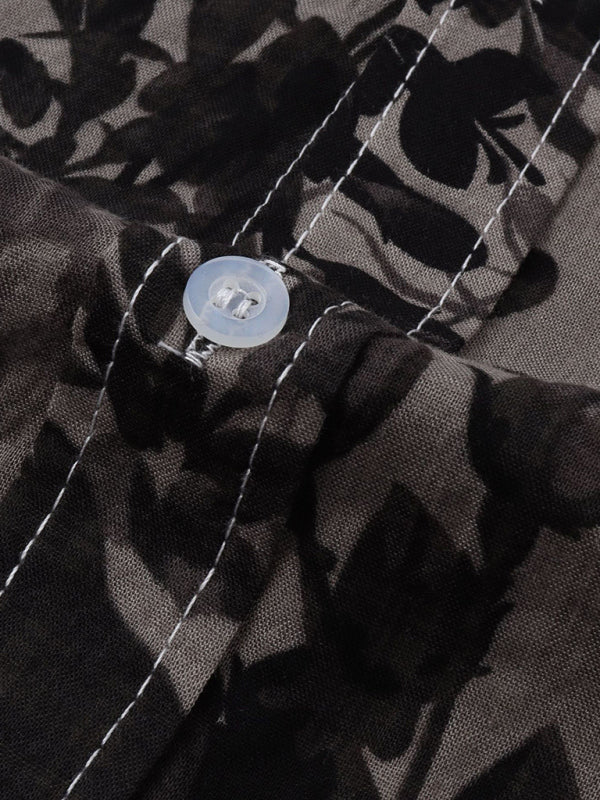 New Casual Beach Shirt Hawaiian Short Sleeve Floral Shirt