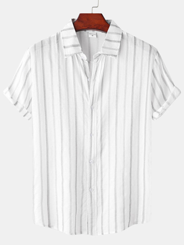 Hawaiian Style Casual Beach Vacation Printed Men's Shirt