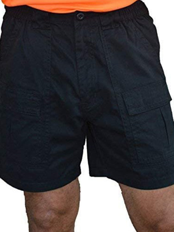 Summer Men's Casual Multi Pocket Cargo Shorts Loose Outdoor Shorts