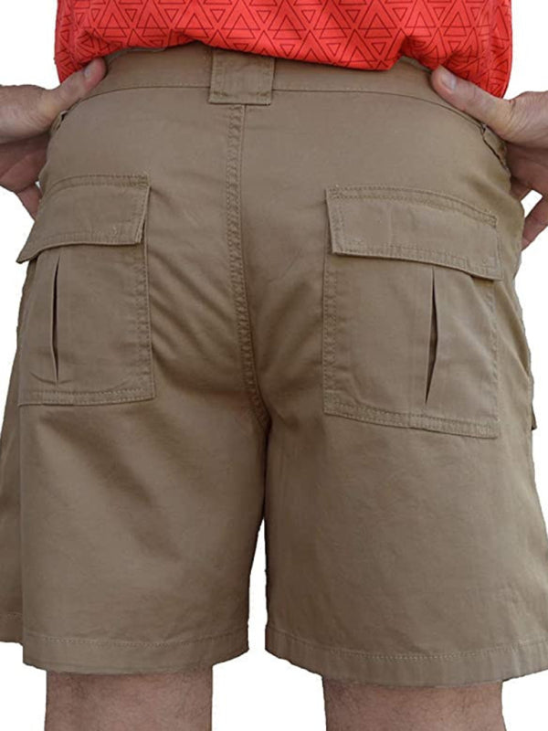 Summer Men's Casual Multi Pocket Cargo Shorts Loose Outdoor Shorts