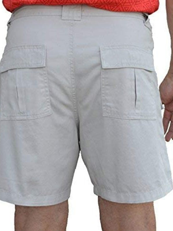 Summer Men's Casual Multi Pocket Cargo Shorts Loose Outdoor Shorts