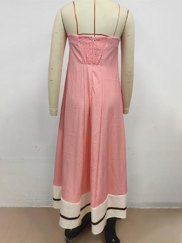 Sexy strapless off-shoulder dress